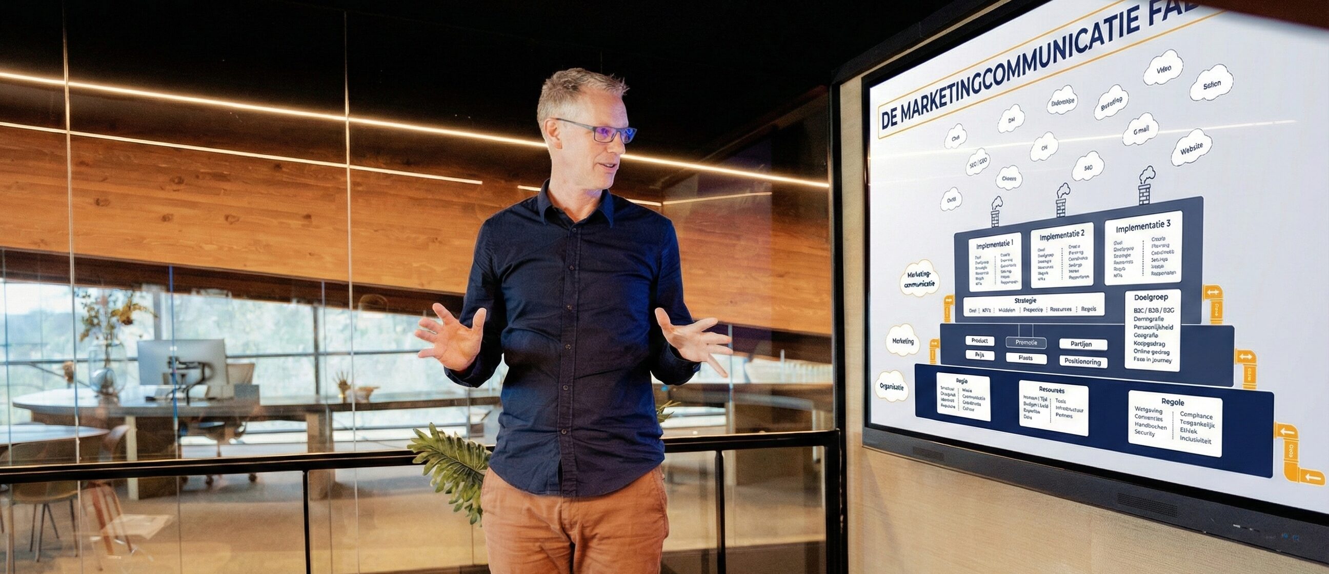 Marketingcommunicatie - presentatie marketingcommunicatie fabriek door Olaf